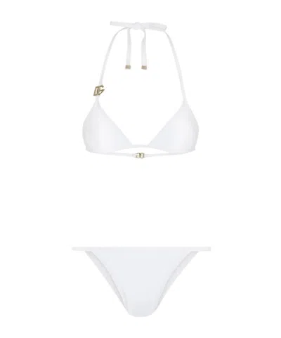 DOLCE & GABBANA DOLCE  GABBANA DG BUCKLED BIKINI SET