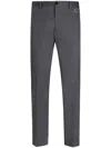 Dolce & Gabbana Cotton Slim Trousers In Grey