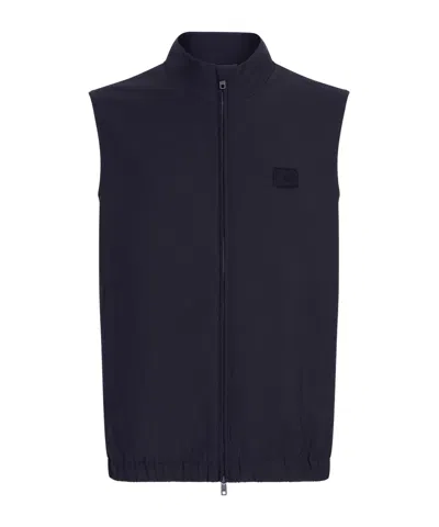 Dolce & Gabbana Logo-plaque Vest In Black