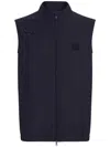 Dolce & Gabbana Sporty Vest With Zipper In Blau