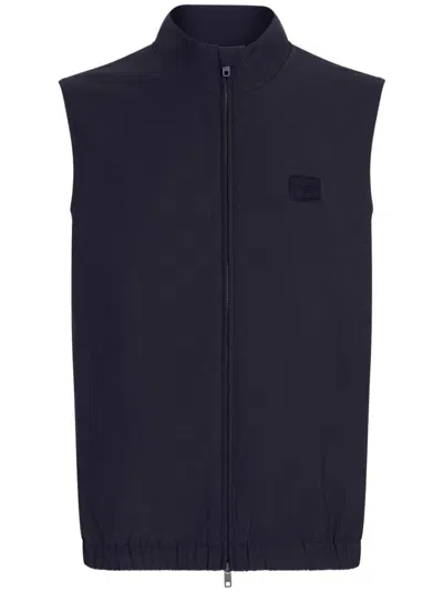 DOLCE & GABBANA LOGO-PLAQUE VEST