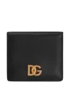 Dolce & Gabbana Calfskin Wallet With Dg Logo In Multi