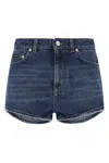 Dolce & Gabbana Logo Plate Shorts Bermuda And Short Blue In Blue