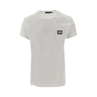 DOLCE & GABBANA LOGO PLATE T-SHIRT
