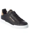 Dolce & Gabbana Embellished Leather Sneakers