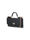 Dolce & Gabbana Embossed-iguana Leather Clutch Bag In Nero