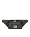 Dolce & Gabbana Logo-print Belt Bag In Black