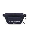 Dolce & Gabbana Logo-print Belt Bag In Blue