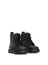 Dolce & Gabbana Logo-print Boots In Black