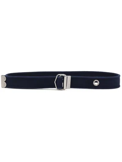 DOLCE & GABBANA LOGO-PRINT BUCKLED BELT