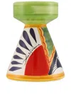 Dolce & Gabbana Logo-print Candle Holder In Multi