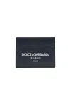 Dolce & Gabbana Dolce  Gabbana Logo Printed Cardholder In Black
