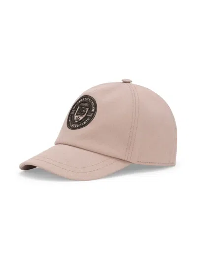 Dolce & Gabbana Kids' Logo-print Cotton Cap In Neutrals