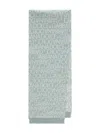 Dolce & Gabbana Logo-print Cotton-cashmere Scarf In Blue