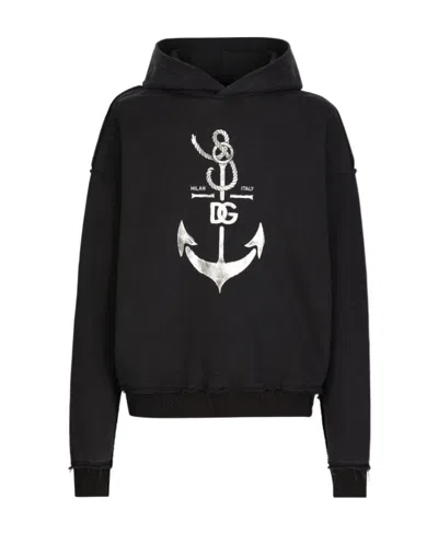 DOLCE & GABBANA DOLCE  GABBANA GRAPHIC PRINTED HOODIE
