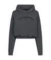 Dolce & Gabbana Cropped Hoodie In Black