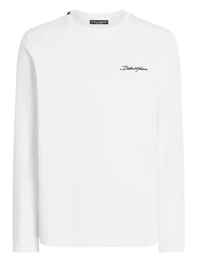 DOLCE & GABBANA LOGO-PRINT COTTON T-SHIRT