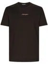 Dolce & Gabbana Dolce&gabbana Men Logo Signature T-shirt In Brown