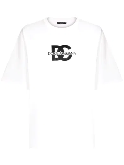 Dolce & Gabbana White Cotton Clothing T-shirts And Polos