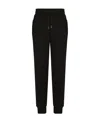 Dolce & Gabbana Dg Essential Technical Jersey Track Trousers In Black
