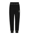 Dolce & Gabbana Jogging Pants With Heraldic Dg Logo In Black