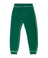 Dolce & Gabbana Logo-print Cotton Track Pants In Green