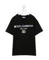 Dolce & Gabbana T-shirt Con Stampa In Black