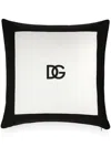 Dolce & Gabbana Logo-print Cushion In Schwarz