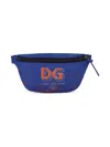 Dolce & Gabbana Logo-print Detail Belt Bag In Blue