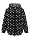 DOLCE & GABBANA LOGO PRINT HOODED JACKET