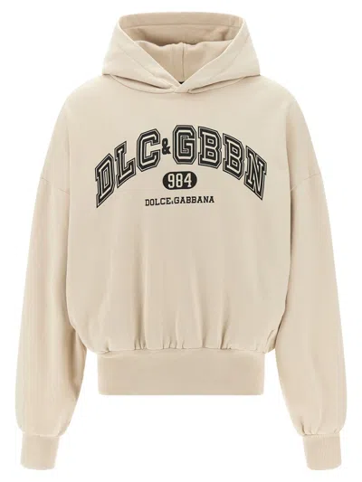 DOLCE & GABBANA DOLCE & GABBANA LOGO PRINT HOODIE