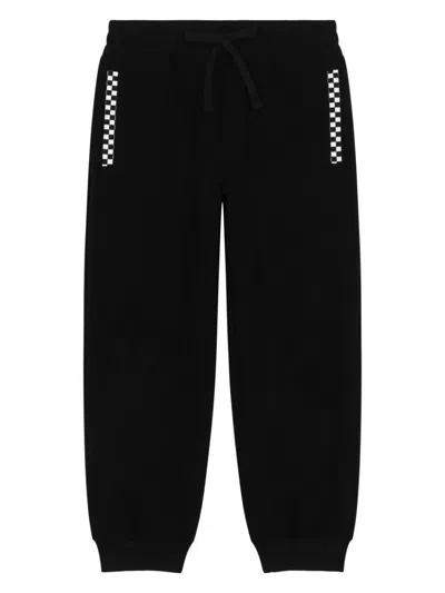 Dolce & Gabbana Kids' Logo-print Jersey Track Pants In Black