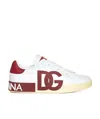 Dolce & Gabbana Logo-print Lace-up Sneakers In White