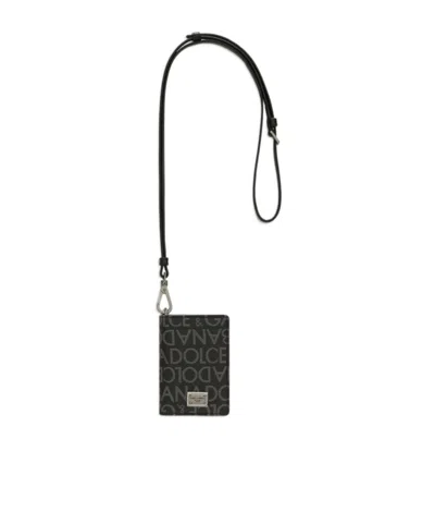 Dolce & Gabbana Logo-print Leather Cardholder