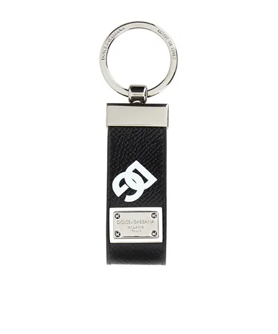 DOLCE & GABBANA DOLCE  GABBANA ALL-OVER DG PRINTED KEY CHAIN