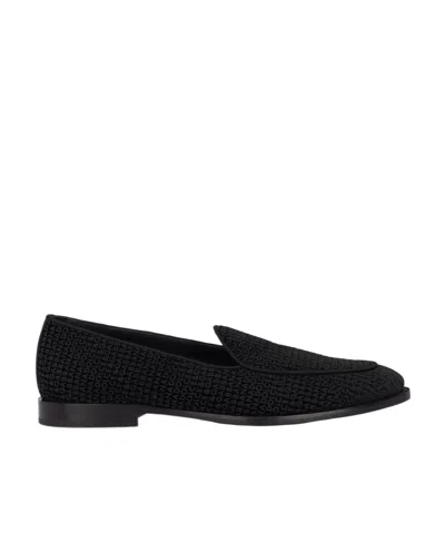 DOLCE & GABBANA DOLCE  GABBANA ALL-OVER LOGO-PRINTED LOAFERS