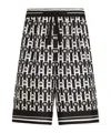 Dolce & Gabbana Logo-print Patterned Shorts In Multi
