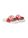Dolce & Gabbana White & Red Logo Slides