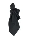 Dolce & Gabbana Logo Scarf Scarves And Foulards Black In Black