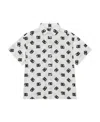 Dolce & Gabbana Logo-print Short-sleeved Shirt In White