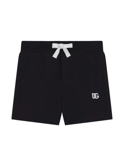 Dolce & Gabbana Babies' Logo-print Shorts In Blue