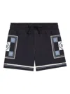 Dolce & Gabbana Logo-print Shorts In Blue