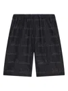 Dolce & Gabbana Logo-print Shorts In Blue