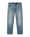 Dolce & Gabbana Logo-print Skinny Jeans In Gray