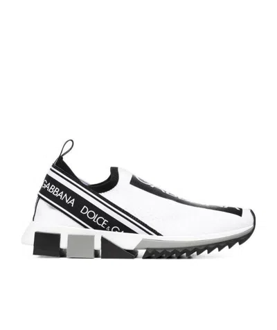Dolce & Gabbana Logo Print Sneakers In Black