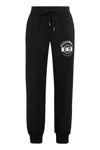Dolce & Gabbana Logo Print Sweatpants In Black