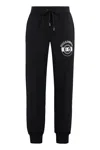 Dolce & Gabbana Logo Print Sweatpants In Black