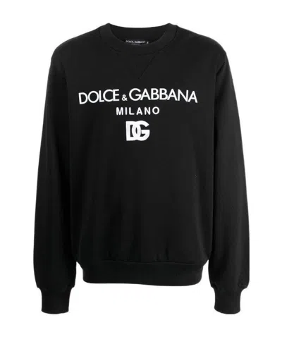 DOLCE & GABBANA DOLCE  GABBANA LOGO PRINTED SWEATSHIRT
