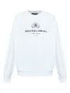 Dolce & Gabbana Short Sleeve Crewneck Sweater In Blue