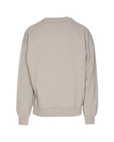 Dolce & Gabbana Logo Print Sweatshirt In Gray